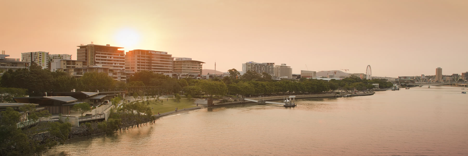 Sunset at South Bank