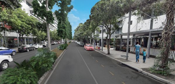 Artist Impression: Grey Street Improvement Works